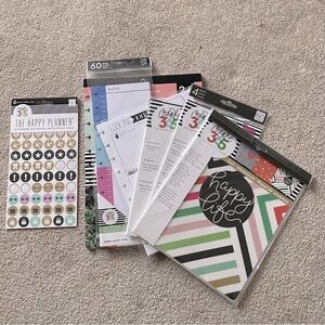 happy planner misc set of refills covers stickers